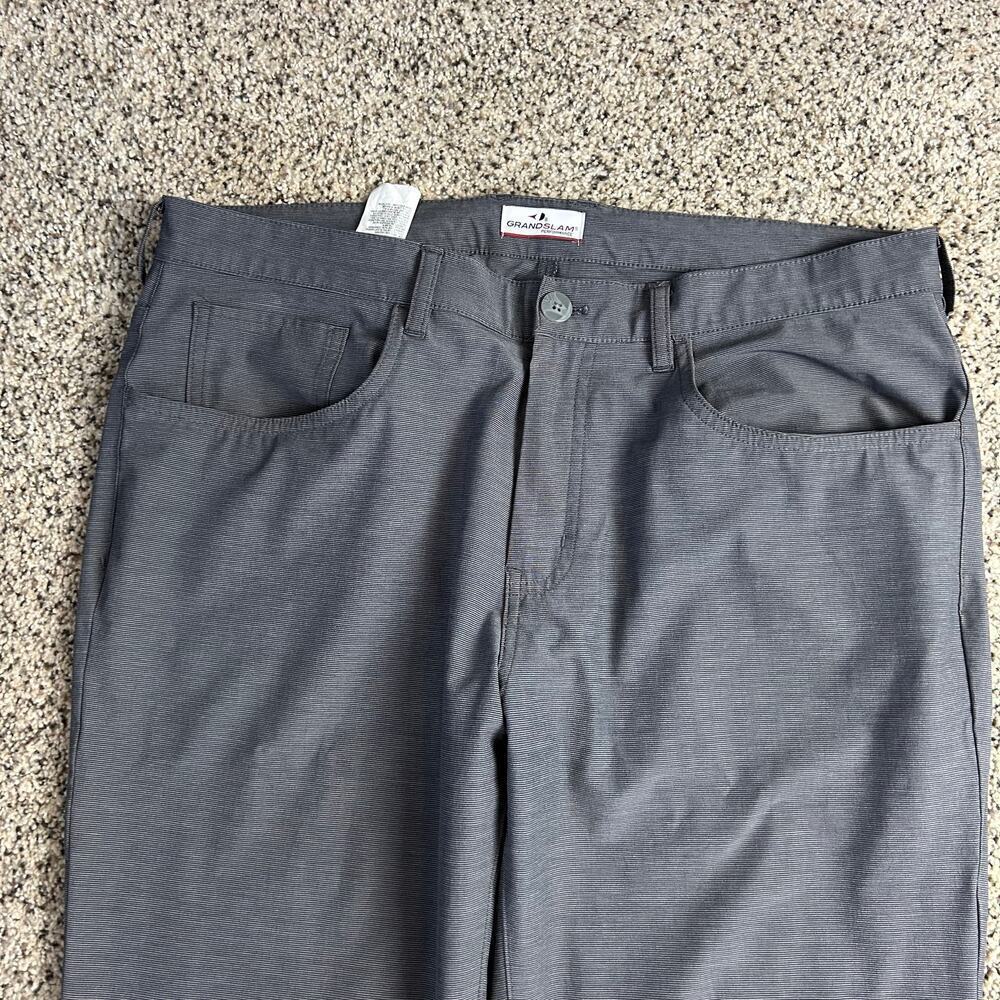 Grand Slam Performance Grey Pants Size 36x27 - Picture 4 of 6